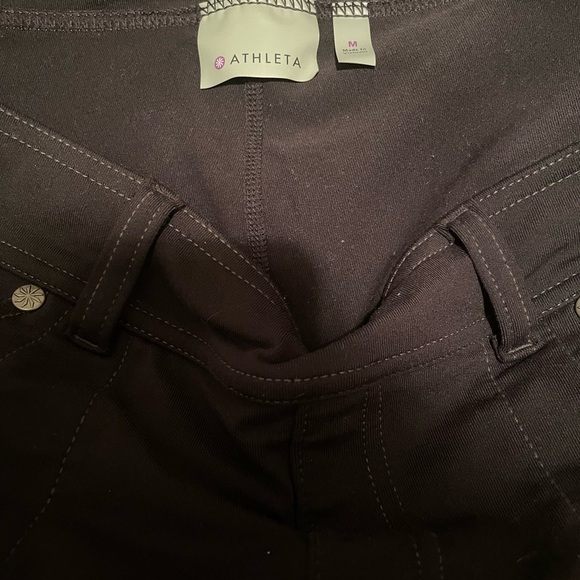 Athleta Black Skirted Leggings - Picture 3 of 3